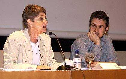 Teresa Rey and me during my conference