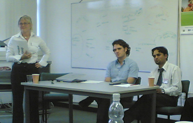 Left to right: Gudrun Wicander, Nikos Nikolidakis, Hari Krishna Neupane